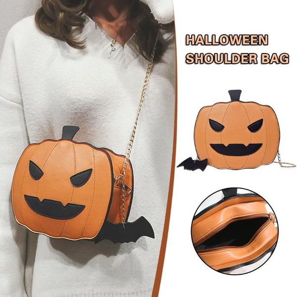 

мешок плеча женщин женская сумка тыквы хэллоуин конфеты сумка чертенок плеча мешок bandouliere фам a50