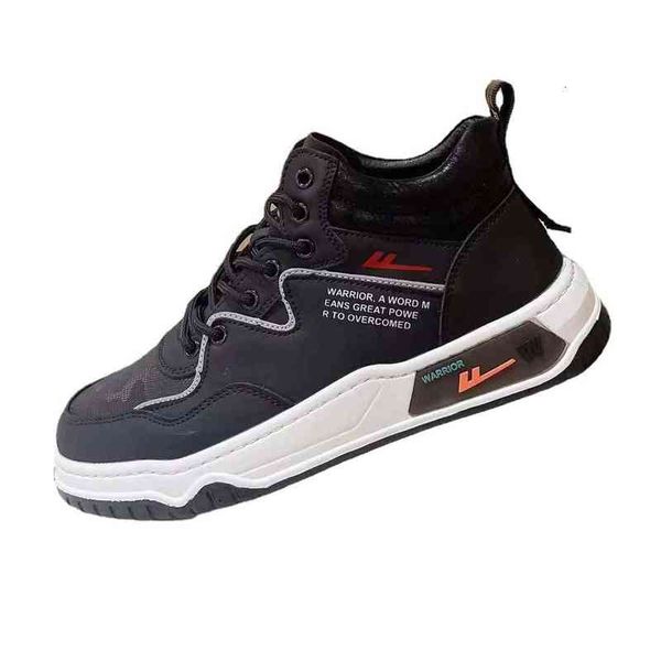

huili men's shoes summer korean style casual board sports middle 0482, Black
