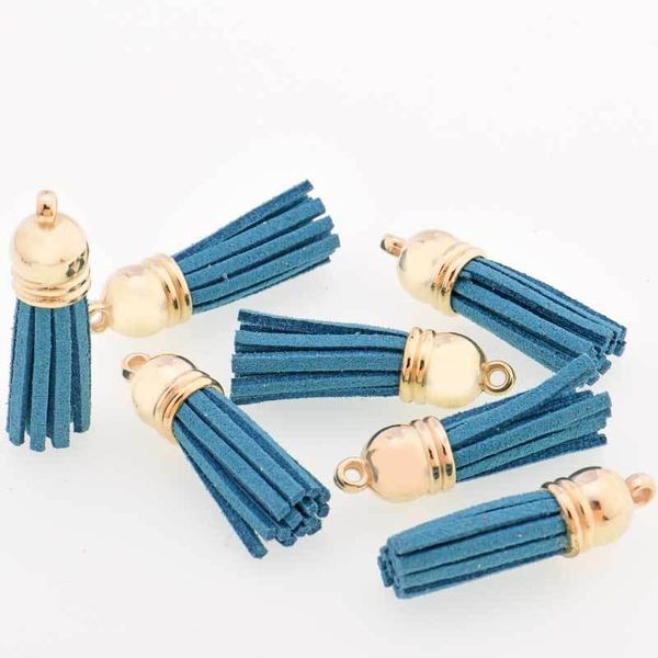 

100pcs lot personalized suede tassel pendant leather tassels for keychain bag cellphone pendant home decoration diy accessories h jlllqo