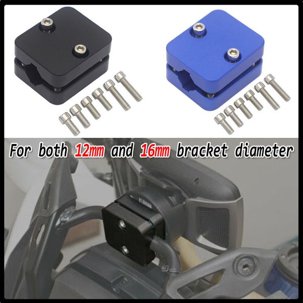 

for bmw r1200gs lc adv r1250gs s1000xr crf1000l motorcycle black phone gps navigation holder mount bracket 12mm/16mm
