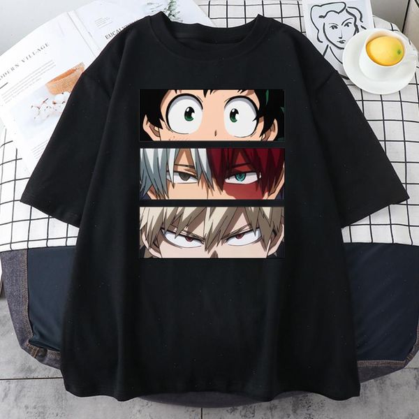 My Hero Academia Cute Anime T Shirt Donna Casual Harajuku Tee Oversize Donna T-shirt Estate Donna Giappone Vestiti Camicie