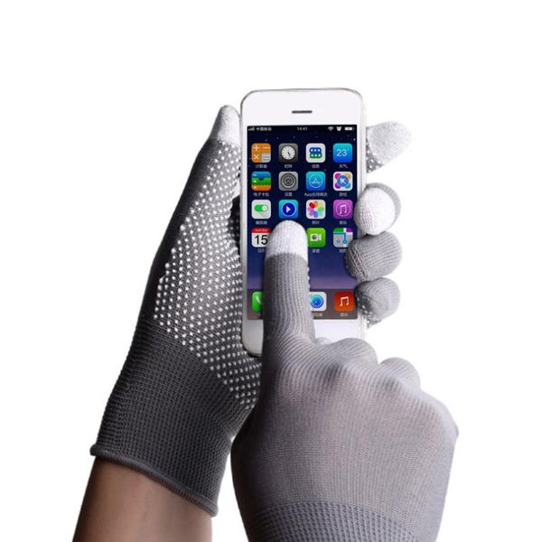 

wrist support touch screen sport gloves breathable anti-skid thin cycling driving mountaineer men women running wristbands, Black;red