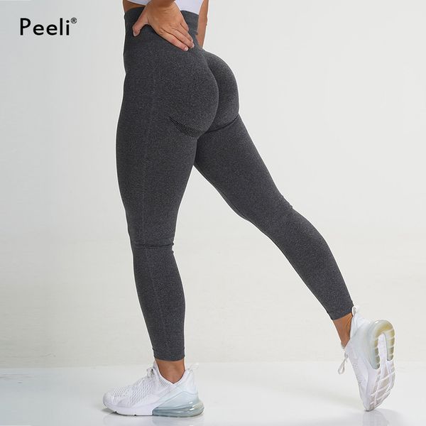 Cal￧as femininas 2022 Vital Leggings sem costura Mulheres esportes Roupas de fitness Scrunch Butgings Gin￡stica Alta cintura Yoga Booty Tanks de treino