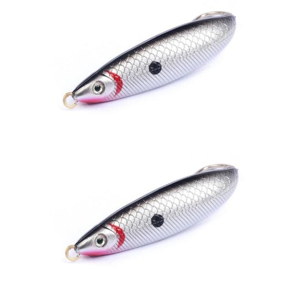

1pcs 8cm 18g sinking anti grass fishing lure winter ice rotating spoon freshwater bait hard bait crankbait fishin qyltob