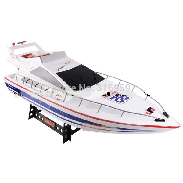 Große RC SpeedBoat Atlantic Yacht Luxus Kreuzfahrten Rennboot Hochgeschwindigkeitsschiff Elektronisches Spielzeug für Kinder Geschenke 201204