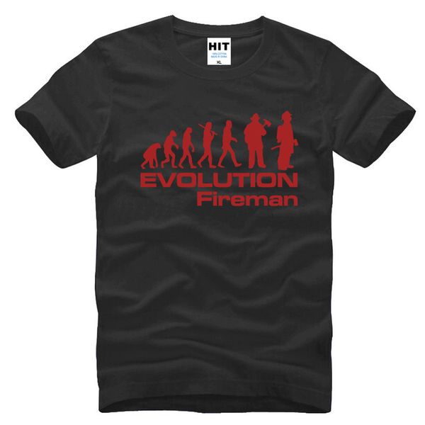 

evolution of a fireman creative novelty t shirt tshirt 2016 short sleeve t shirt tee camisetas hombre sport hooded sweatshirt hoodie