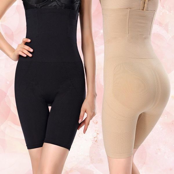 

women's body shaping pants postpartum high waist corset pants hips belly shaping ladies underwear control1, Black;white