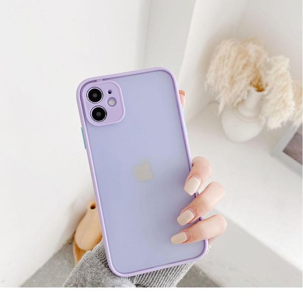 

sile matte bumper case case для iphone 12 11 pro xr x xs max mini 6s 6 8 7 plus se2 tra sqcbne