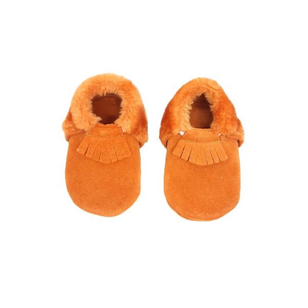 

genuine suede leather moccasins,new model ,baby moccasins
