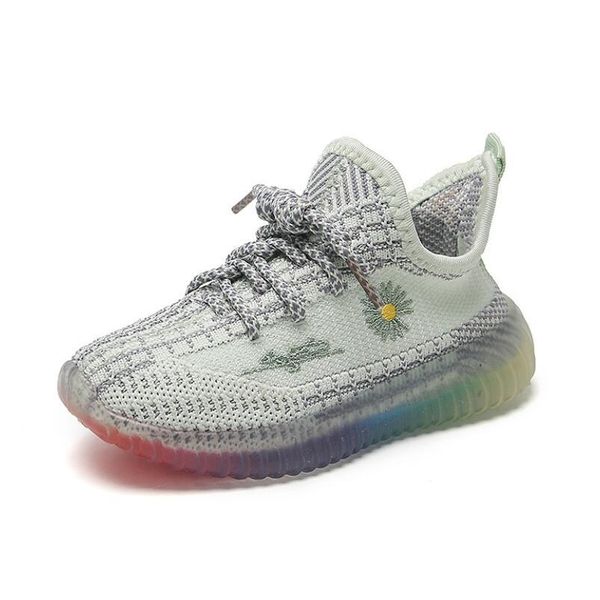 

2020 осень new kids детская обувь мягкая удобная повседневная обувь для новорожденных вязание дышащий номера слип детские тапки для девочек, Black