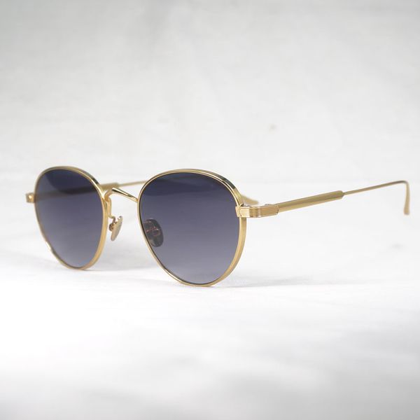 Vintage ovale Sonnenbrille für Herren, Metallrahmen, klares Leseglas, Culos Shad Accsori Goggl zum Fahren im Sommer