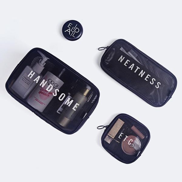 

travel pouch beautician cute transparent toiletry bag makeup handbag organizer cosmetic bathing practical beauty wash kit bags1