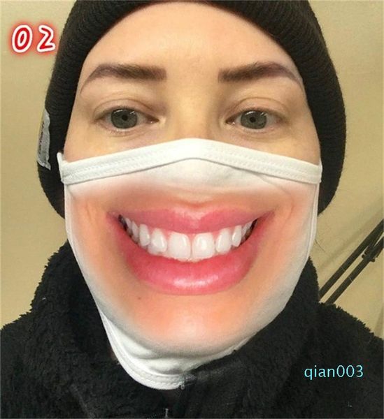 

anti protection haze cloth face mask mascarilla beard respirator mouth man woman funny cotton tooth reusable earloop 4mg fashion breath ctvf