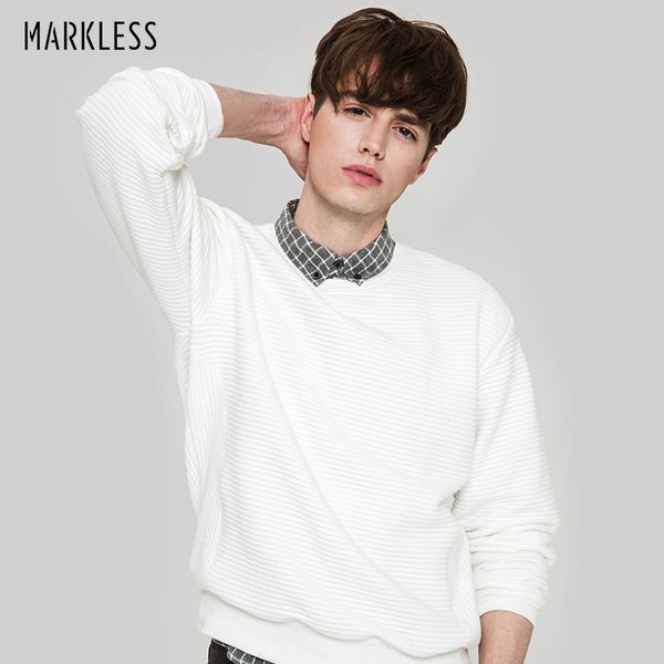 

solid winter sweatshirt w / o s-3xl long sleeve men's wya7417m, Black