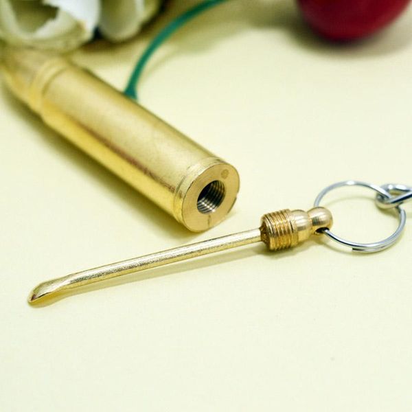 2 1pcs em forma de corrente -chave port￡til colher de orelha grade pr￡tica multi -fun￧￣o cadeia chave de chave de chave unissex engra￧ado h jllmxn