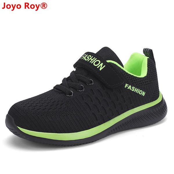 

fly woven mesh children's running girls lightweight kids sneakers boys shoes c1002, Black;red