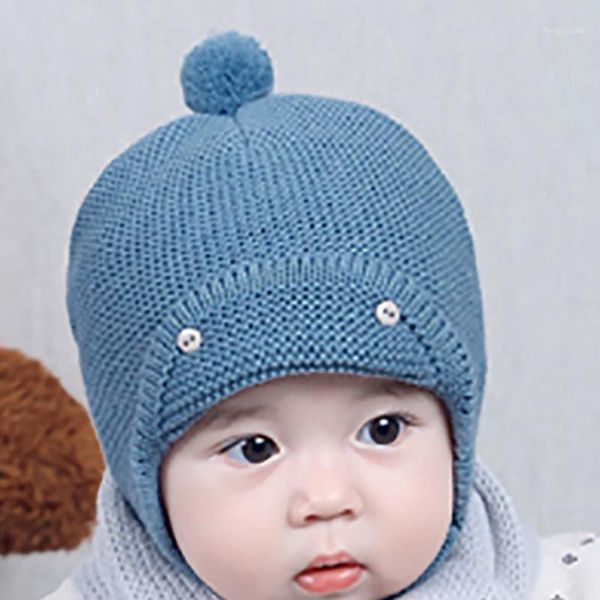 

caps & hats cute bear earmuffs winter baby hat kids girls boys warm woolen cap1, Yellow