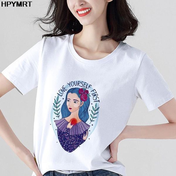 

new summer women t-shirt 2020 fashion thin section t shirt harajuku printed tshirt leisure streetwear female clothing, White