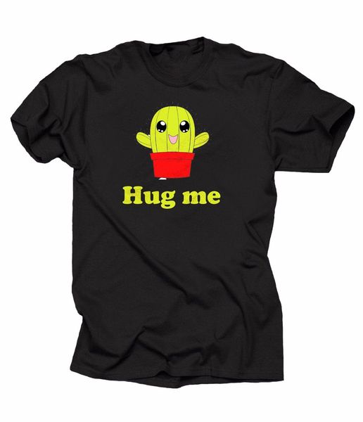 

смешная тенниска мужчины женщины hug me cactus tee shirt двадцатый тридцатый сороковой пятидесятый день рождения спорт толстовка с капюшоном