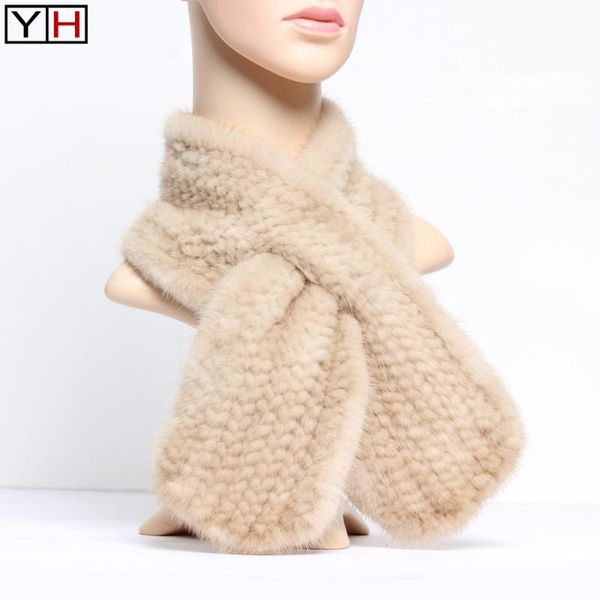 

scarves 2021 winter women real scarf fashion warm 100% natural lady hand knitting scarfs, Blue;gray