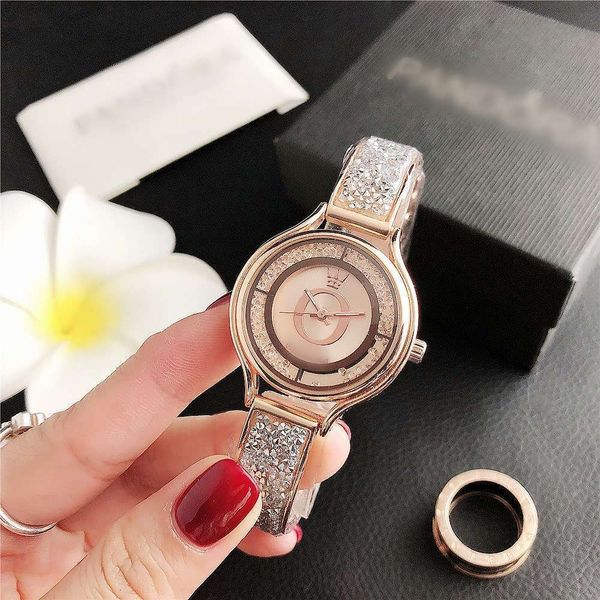 

with diamond watch exclusive student fashion men's watch women's watch fqlt, Slivery;brown