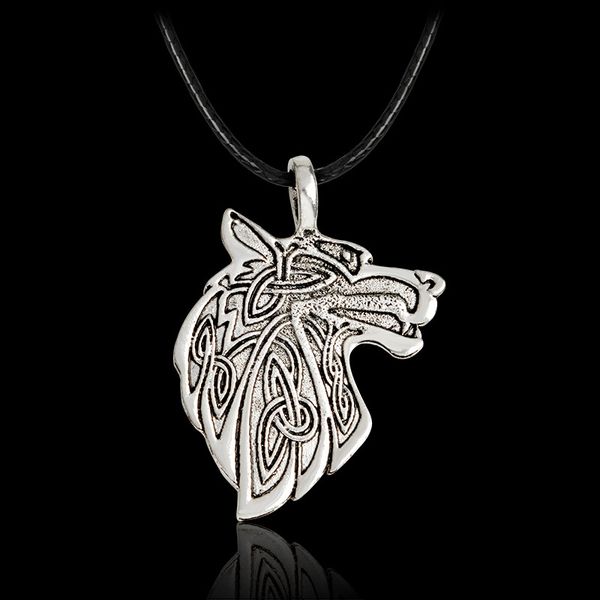 

лучшие продажи viking ожерелье сплав лисина волк орел ожерелье ожерелье, Silver