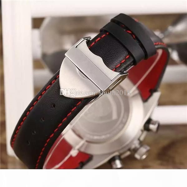 

горячие продажи мужские часы для мужчин кварцевые секундомеры мужские хронограф часы из нержавеющей стали наручные часы кожаная группа f02, Slivery;brown