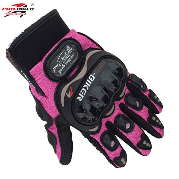 

pro biker knight full finger small size  pink orange black women motorcycle mujer luva moto race female gloves, Blue;gray