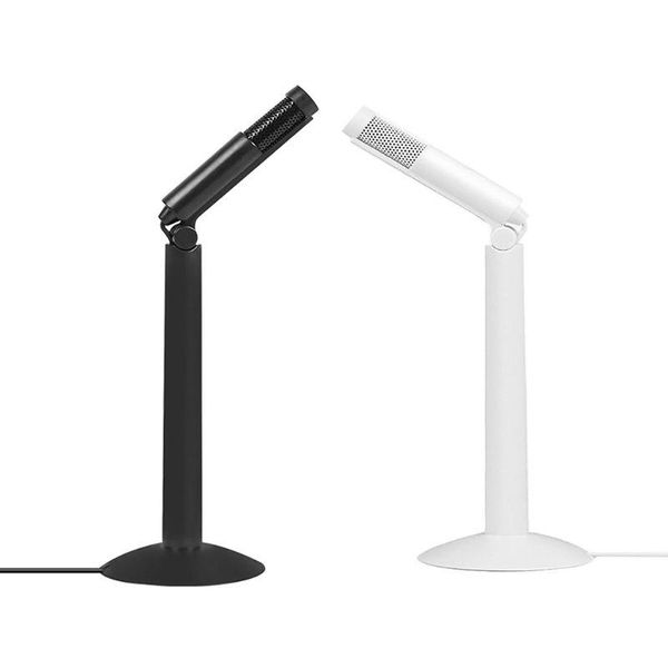 

condenser microphone 3.5mm wired stand 120 degree adjustable portable meeting anchor game computer pc computer notebook desktop