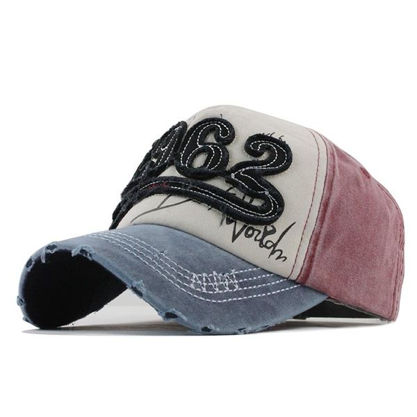 

flb] 2018 washed denim baseball cap snapback hats autumn summer hat for men women caps casquette letter wholesale gorras f110 wmtjix, Black;white