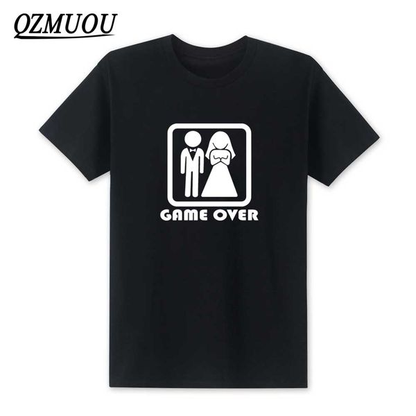 

new fashion game over marriage wedding humor creative wedding gift mens short sleeve tees xs xxl hooded sweatshirt hoodie men t shirt