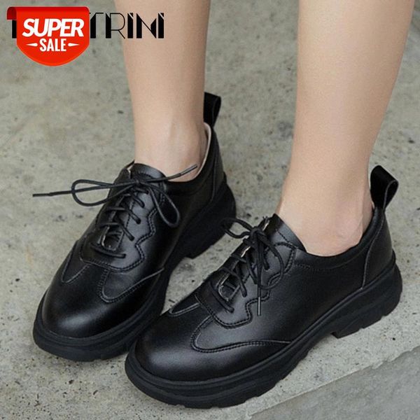 

ribetrini new ladies casual flat platform shoes solid brand designer women sneakers lace-up casual sneakers #sl34