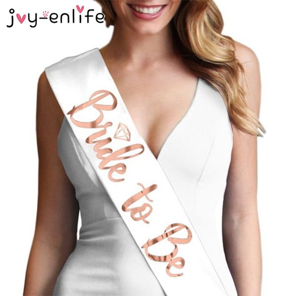 

bride to be satin ribbon with diamond ring bachelorette hen sash for wedding party bridal shower decoration supplies