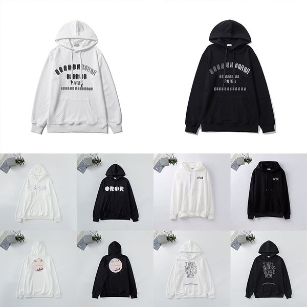 

21ss mens designer hoodies fashion womens autumn winter casual long sleeve jacket men pullover letter prints embroidery sports sweatshirt, Black