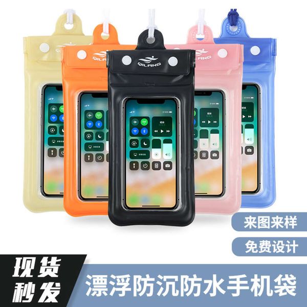 

underwater p swimming 6-inch waterproof bag touch screen diving mobile phone cover ak918