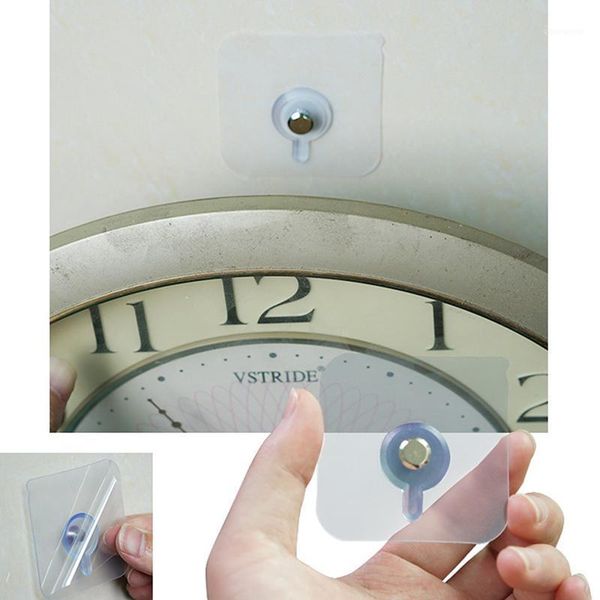 

8pcs/set non-trace self adhesive nails hook for p frame hole hanging nail wall paste tack ps cross stitch wall painting1