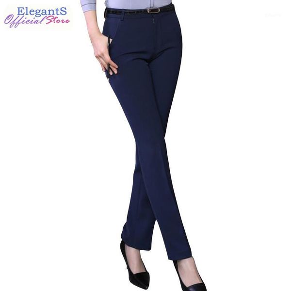

women formal pants office lady work pants casual high waist black trousers pencil pant female clothing 2020 autumn winter large1, Black;white