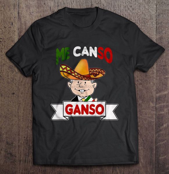 

me canso ganso amlo мексиканского chibi cute черной футболка s-3 спорт толстовка с капюшоном толстовка