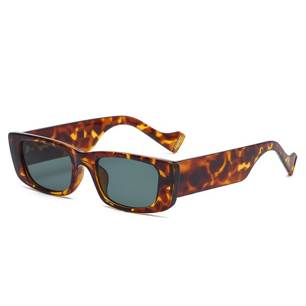 

2021 brand square sunglasses women vintage cat eye for men female leopard fashion travel glasses shades gafas de sol, White;black
