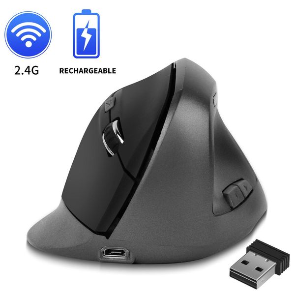 

usb rechargeable wireless mouse 2.4ghz vertical gaming mouse 1200 1400 1600 dpi ergonomic computer mice for pc lapoffice h wmtugj