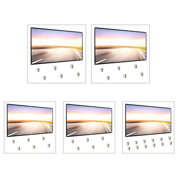

16:9 60/72/84/100/120\" inch foldable projection screen home cinema theater wxtb