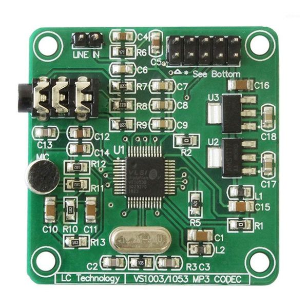 

& mp4 players vs1053 mp3 module development board with on-board recording function spi interface1