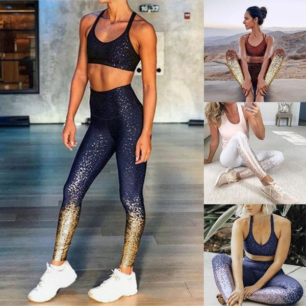 

yoga outfits high waist pants women's fashion workout leggings breathable fitness sports gym running athletic #4, White;red