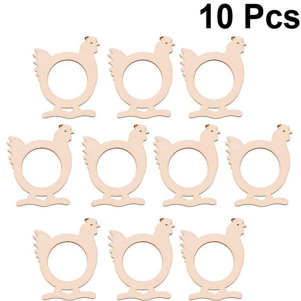 

10 pcs towel ring wood crafts creative napkin ring table acceessories diy party decoration tissue circle for l home jllalt