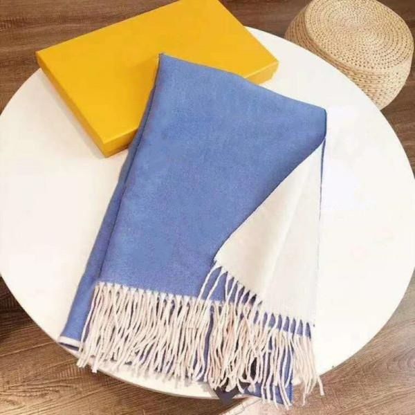 

winter scarf for man woman shawl warm anti cold stylish design scarves length 180cm 5 color optional, Blue;gray