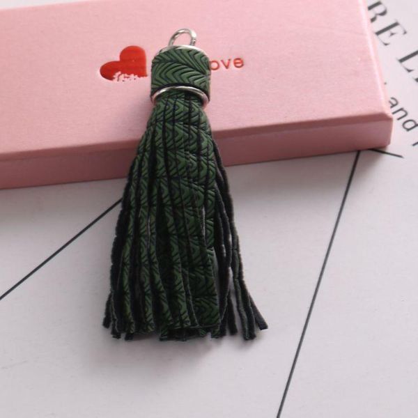 

12pcs lot personalized suede tassel pendants leather tassels for keychain bag cellphone pendant home decoration diy accessories h jlllus