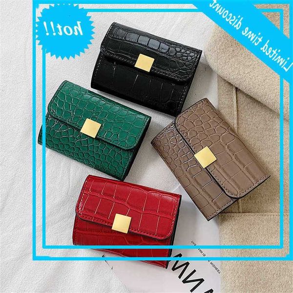 

dame drukknoop rits coupling pu learn fashion little women's short wallet