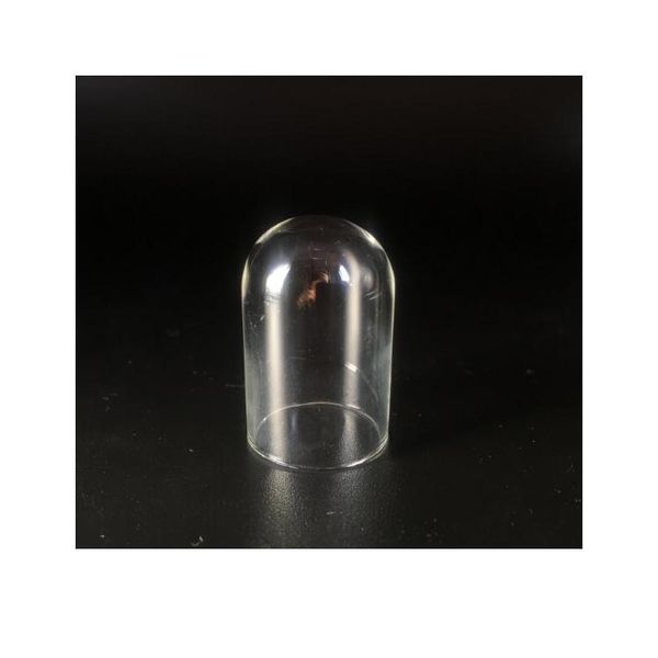

1pieces hollow cylinder glass tube locket pendant glass bottle vial cover dome pendant handmade jewelry findings differ bbylos, Black