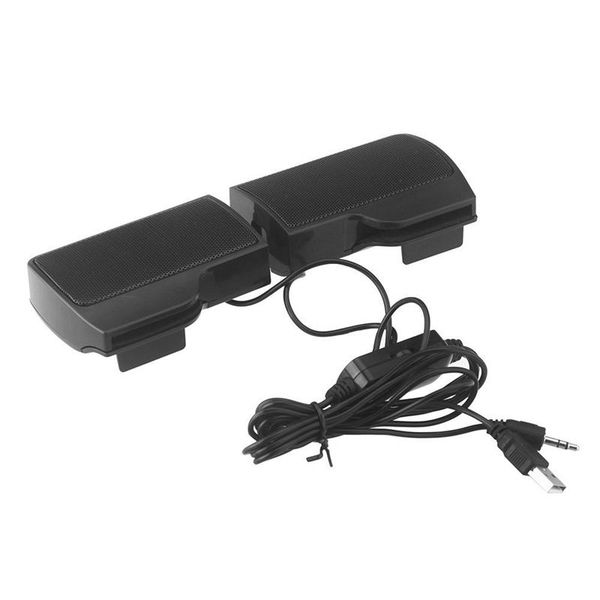 

clip mini portable usb stereo speaker soundbar for notebook lapcomputer pc mp3 phone music player
