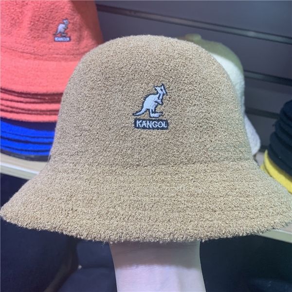 

xfko hat bucket hat women sunscreen beach classic letter sun headwear foldable kangaroo fisherman cap fashion kangol bel, Brown;gray